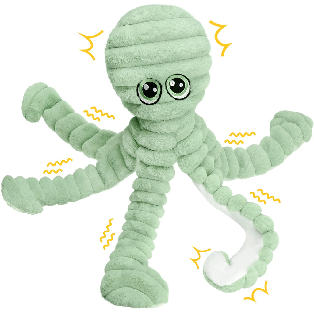 Octopus Squeaky Plush Dog Toy