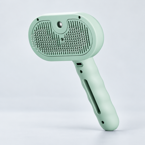 AquaGroom pet mist brush studio photograph